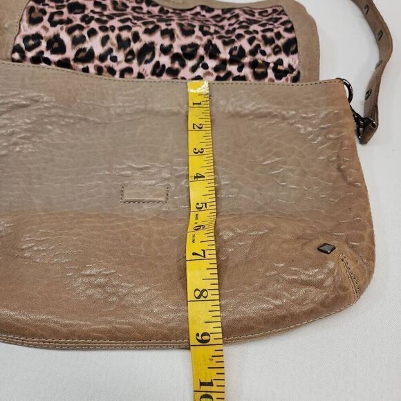 H by Ekatrina New York Tan Studded Flap Crossbody - Picture 8 of 10